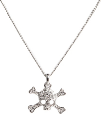 VIVIENNE WESTWOOD Diamante skull mini pendant necklace