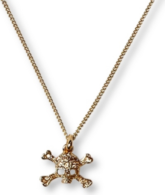 VIVIENNE WESTWOOD Diamante skull mini pendant necklace