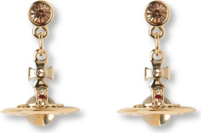 VIVIENNE WESTWOOD Tiny orb drop earrings