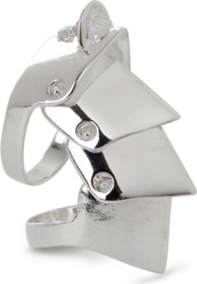 VIVIENNE WESTWOOD Armour sterling-silver ring
