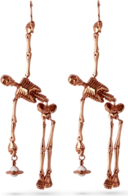 VIVIENNE WESTWOOD Skeleton earrings