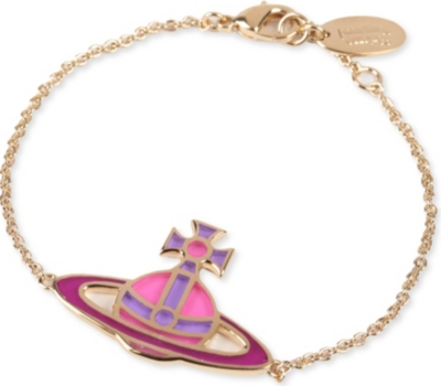 VIVIENNE WESTWOOD Plique a Jour orb bracelet