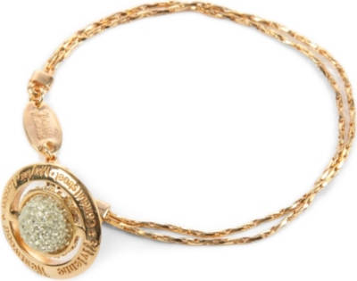 VIVIENNE WESTWOOD Ritzy pave-crystal orb bracelet