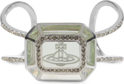 VIVIENNE WESTWOOD Emerald Frames cuff