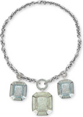 VIVIENNE WESTWOOD Emerald Frames pendant necklace