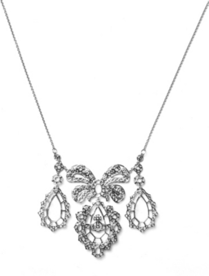 VIVIENNE WESTWOOD Gainsborough palladium pendant necklace
