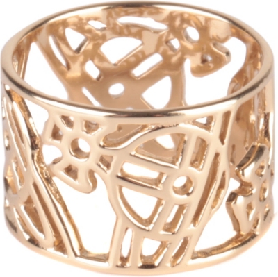 VIVIENNE WESTWOOD Line band ring