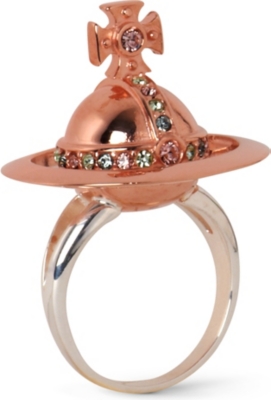 VIVIENNE WESTWOOD New Poison Orb Swarovski-encrusted ring