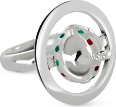 VIVIENNE WESTWOOD Poison Swarovski sterling-silver ring