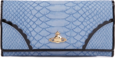 VIVIENNE WESTWOOD Frilly Snake mock-snake wallet