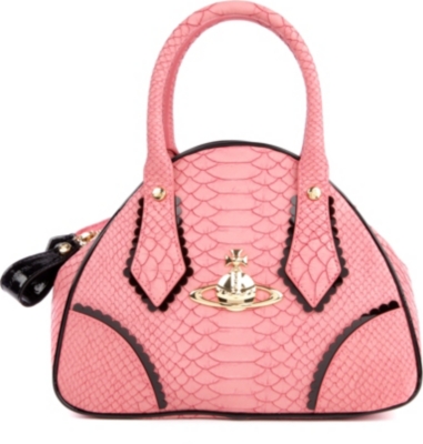 VIVIENNE WESTWOOD Frilly Snake Yasmine small tote