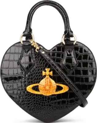VIVIENNE WESTWOOD Chancery croc patent tote