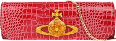 VIVIENNE WESTWOOD Chancery patent clutch