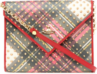 VIVIENNE WESTWOOD Tartan Dots envelope bag