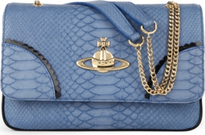 VIVIENNE WESTWOOD Frilly Snake shoulder bag