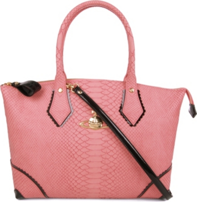 VIVIENNE WESTWOOD Frilly Snake large tote