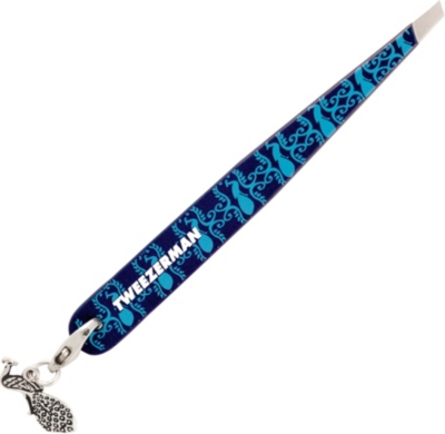 TWEEZERMAN Charmed peacock slanted tweezer