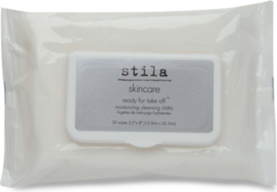 STILA Ready for Take-off moisturising cleansing cloths
