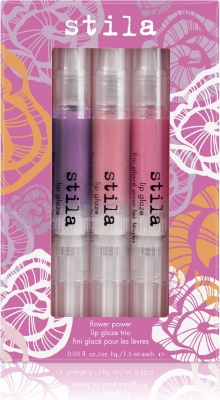STILA Flower Power lip glaze trio
