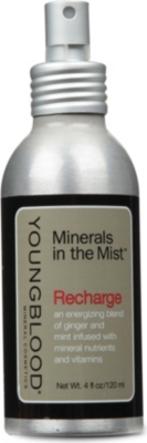 YOUNGBLOOD MINERAL COSMETICS Recharge Minerals in the Mist facial spray