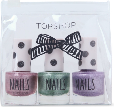 TOPSHOP Set of three nail polishes