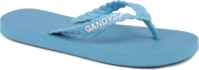GANDYS Brighton Blue flip flops
