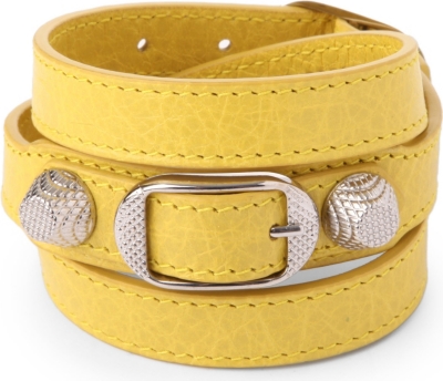 BALENCIAGA Giant studded leather bracelet