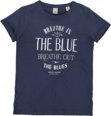 SCOTCH SHRUNK Graphic slogan t-shirt 4-14 years