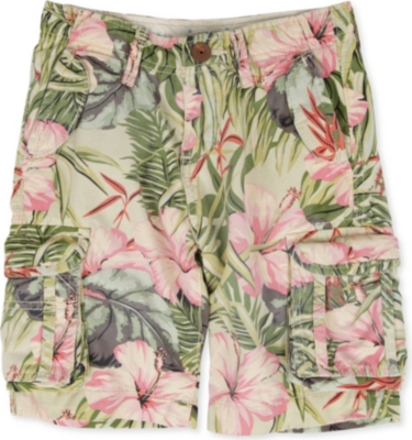 SCOTCH SHRUNK Hawaiian cargo shorts 4-14 years