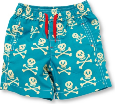 HATLEY Skull swimming shorts 2-7 years (Blue