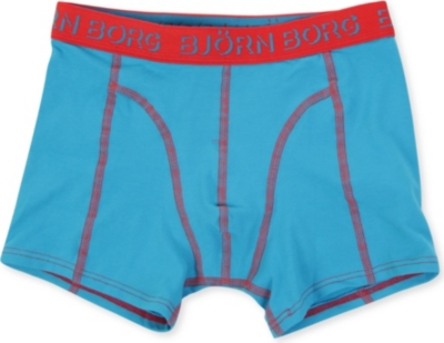 BJORN BORG Contrast-stitch boxers 1-14 years