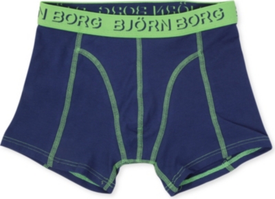 BJORN BORG Contrast-stitch boxers 1-14 years