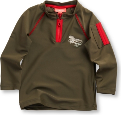 SUNUVA SPF 50+ rash vest 1-12 years (Khaki