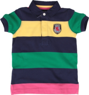 HACKETT Striped polo shirt 2-10 years