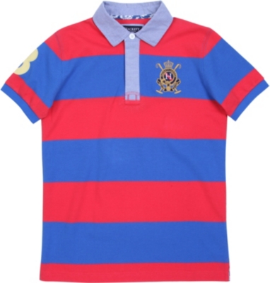 HACKETT Striped polo shirt 11-16 years