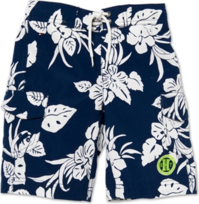 TOMMY HILFIGER Floral swimming shorts 4&ndash;7 years (Navy