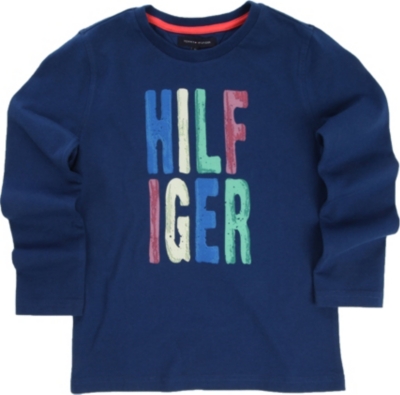 TOMMY HILFIGER Long sleeve logo t-shirt 4-7 years