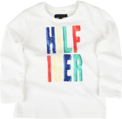 TOMMY HILFIGER Long sleeve logo t-shirt 4-7 years