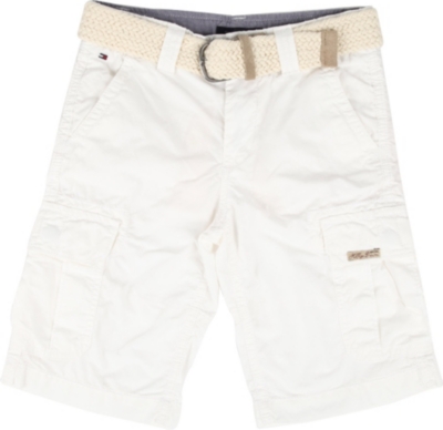 TOMMY HILFIGER Belted combat shorts 8-16 years