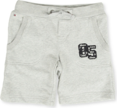 TOMMY HILFIGER Appliqu&eacute;d jersey shorts 8-16 years