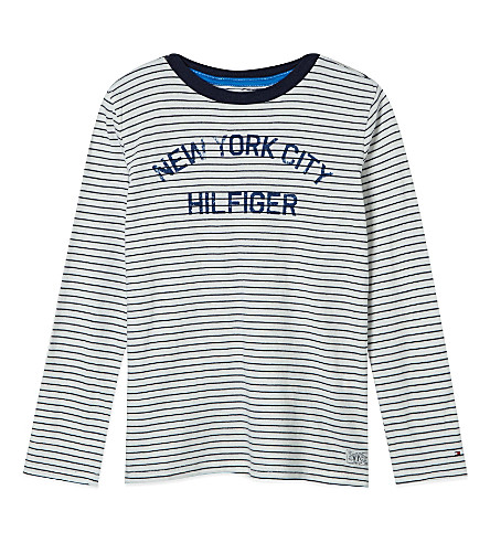 TOMMY HILFIGER   Andrew striped t shirt 4 16 years