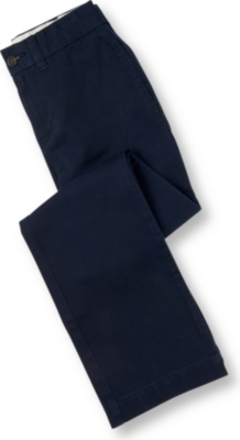 RALPH LAUREN Cotton trousers 8&ndash;20 years (Aviator+navy