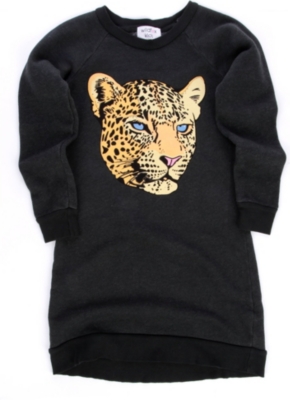 WILDFOX Cheetah sweatshirt dress