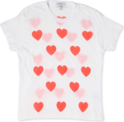 WILDFOX Heart t-shirt 7-14 years