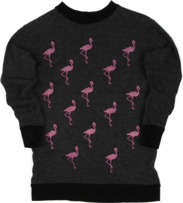 WILDFOX Flamingo long-sleeve jumper 7-14 years
