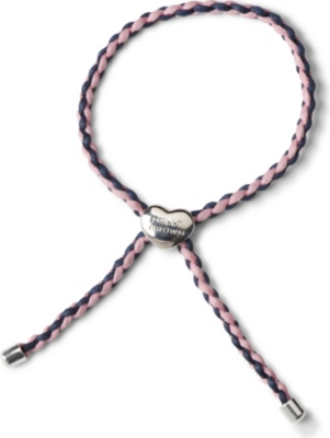 MOLLY BROWN Navy and pink festival friendship bracelet