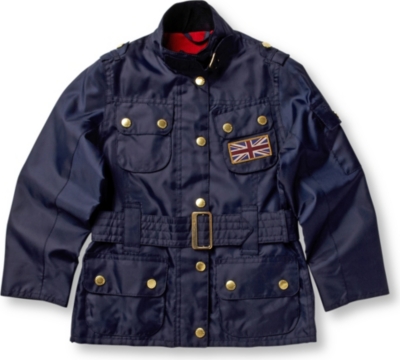 BARBOUR Union Jack International jacket 2-15 years (Navy