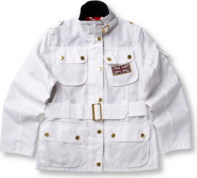BARBOUR Union Jack International jacket 2-15 years (White