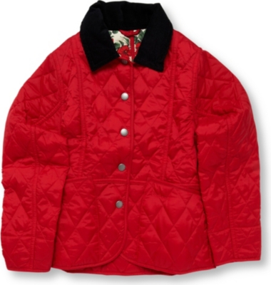 BARBOUR Rose Liddesdale jacket 2-9 years (Red