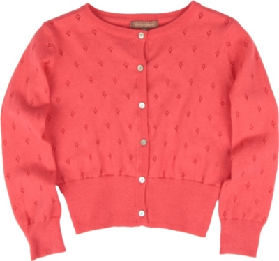 I LOVE GORGEOUS Pointelle cardigan 2-9 months